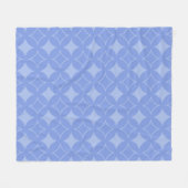 Periwinkle shippo fleece deken (Voorkant (Horizontaal))