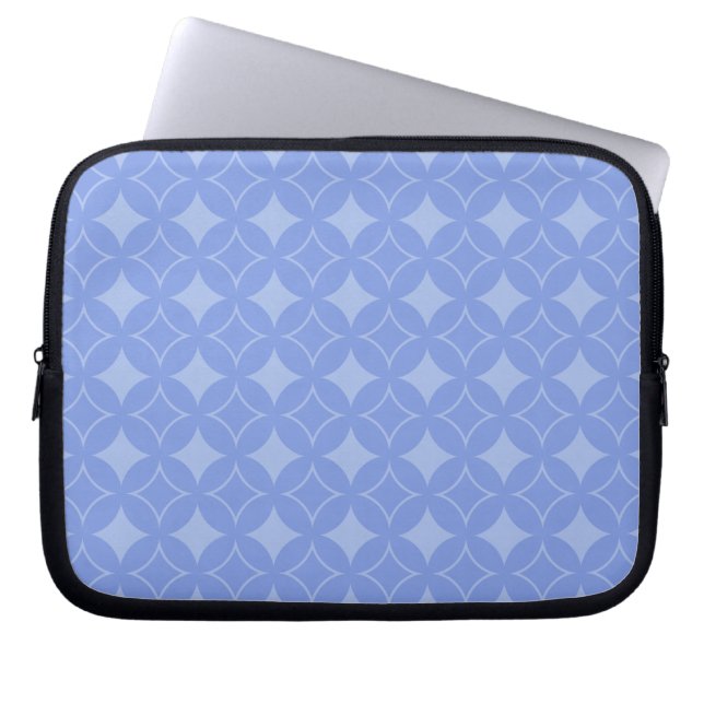 Periwinkle shippo laptop sleeve (Voorkant)