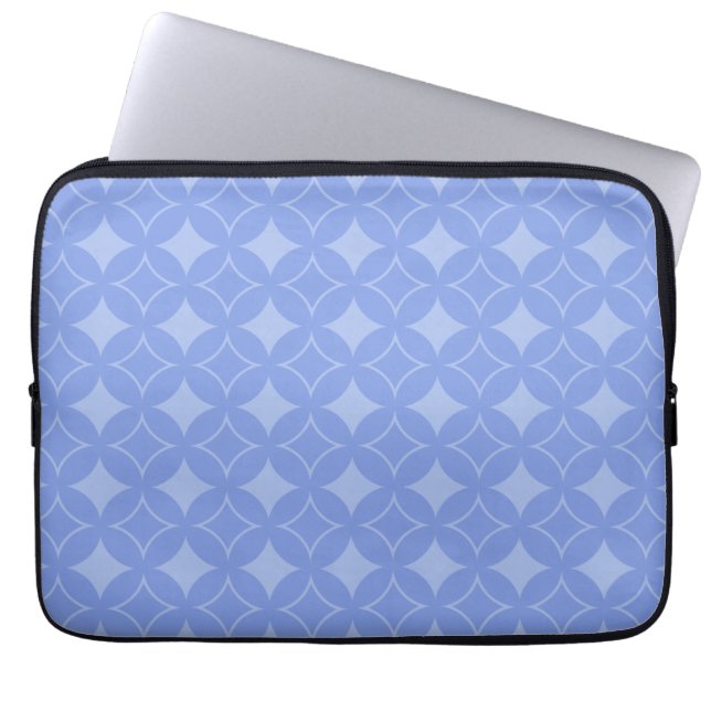 Periwinkle shippo laptop sleeve (Voorkant)