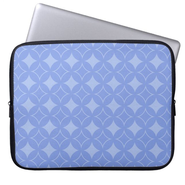 Periwinkle shippo laptop sleeve (Voorkant)