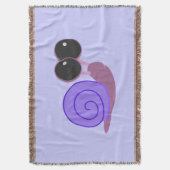 Periwinkle Snail Deken (Voorkant Verticaal)