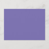 Periwinkle Solid Color Aankondigingskaart (Voorkant)