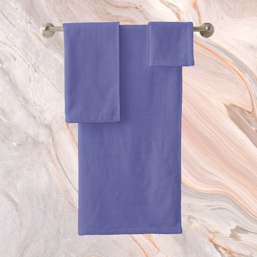Periwinkle Solid Color Bad Handdoek