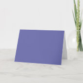 Periwinkle Solid Color Bedankkaart (Voorkant)