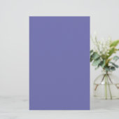 Periwinkle Solid Color Briefpapier (Staand voorkant)