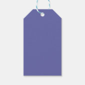 Periwinkle Solid Color Cadeaulabel (Voorkant)