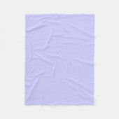 Periwinkle Solid Color Fleece Deken (Voorkant)