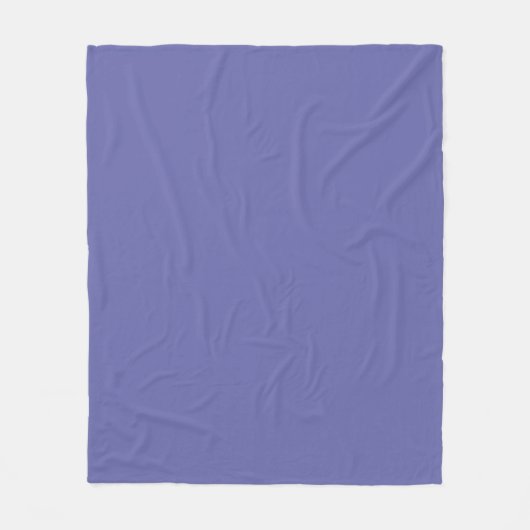 Periwinkle Solid Color Fleece Deken (Voorkant)