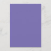 Periwinkle Solid Color Informatiekaartje (Voorkant)