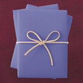 Periwinkle Solid Color Inpakpapier Vel