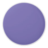 Periwinkle Solid Color Keramische Knop (Voorkant)