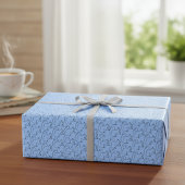 Periwinkle Squirrel Chic Wrapping Paper