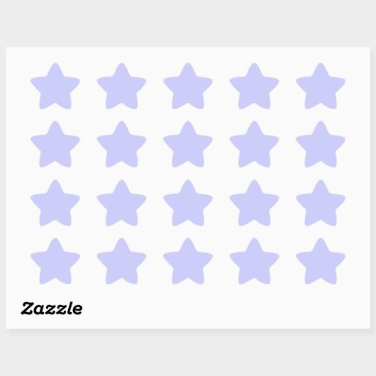 Periwinkle Ster Sticker (Vel)