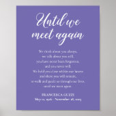 Periwinkle tot we weer een herdenkingsnaam hebben poster (Voorkant)