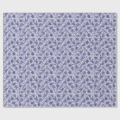 Periwinkle tuliembloem cadeaupapier (Vlak)