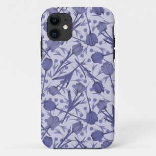 Periwinkle tuliembloem Case-Mate iPhone case
