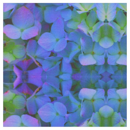 Periwinkle violet blauwe hydrangeas- romantische f stof (Close Up)