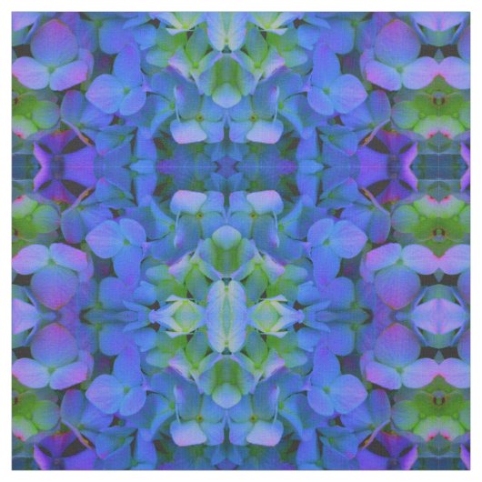 Periwinkle violet blauwe hydrangeas- romantische f stof (Swatch)