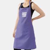 Periwinkle - voeg logo apron toe schort (Insitu)