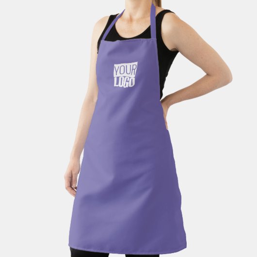 Periwinkle - voeg logo apron toe schort (Insitu)