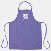 Periwinkle - voeg logo apron toe schort (Voorkant)