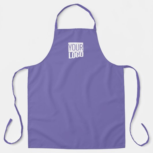 Periwinkle - voeg logo apron toe schort (Voorkant)