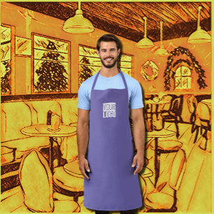 Periwinkle - voeg logo apron toe schort