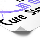 Periwinkle voor iemand die ik moet buikkanker poster (Hoek)