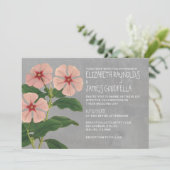 Periwinkle Wedding Invitations Kaart (Staand voorkant)