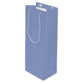 Periwinkle Wijn Cadeautas (Voorkant Gekanteld)