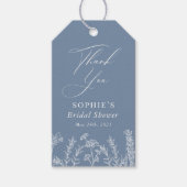 Periwinkle Wilde Vrijgezellenfeest Favor Cadeaulabel (Voorkant)