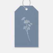 Periwinkle Wilde Vrijgezellenfeest Favor Cadeaulabel (Achterkant)