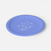 Periwinkle Wilde Vrijgezellenfeest Papieren Bordje (Gekanteld)