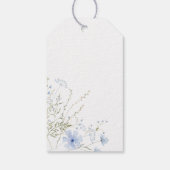 Periwinkle Wildflower Vrijgezellenfeest Favor Cade Cadeaulabel (Achterkant)