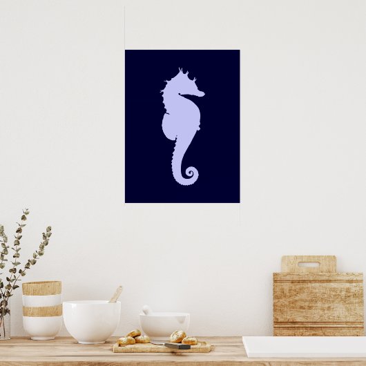 Periwinkle Zee Horse Poster (Keuken)