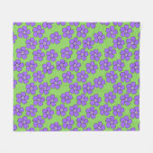 Periwinkles Fleece Deken (Voorkant (Horizontaal))