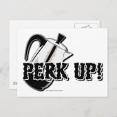 Perk omhoog! briefkaart (Voorkant / Achterkant)