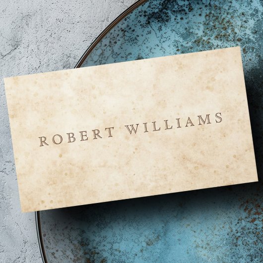  perkament antiek verouderd papier rustiek visitekaartje