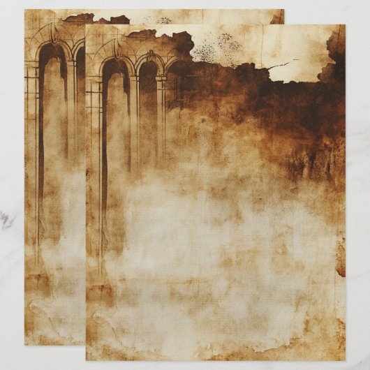  perkament Christelijk Bijbelgebedsjournaal (Voorkant / Achterkant)