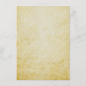  perkament Elegante bruiloft Details Informatiekaartje (Achterkant)