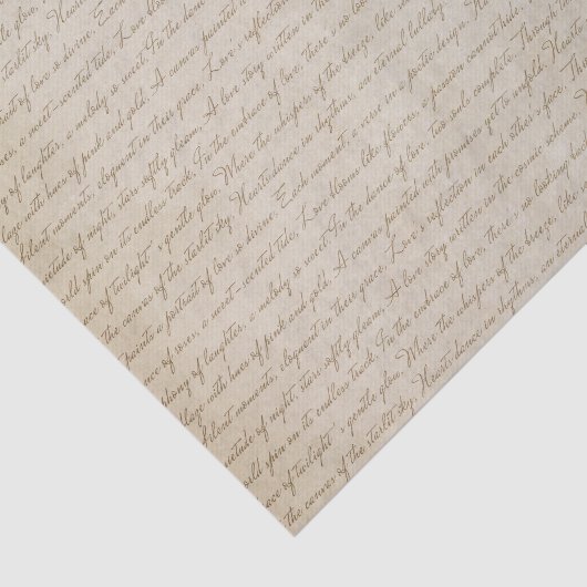 perkament handgeschreven decoupage tissuepapier (Detail)