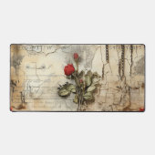  Perkament Liefdesbrief met Bloemen (10) Bureaumat (Voorkant)