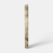  Perkament Liefdesbrief met Bloemen (10) Samsung Galaxy Hoesje (Linkerkant)