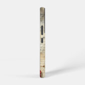  Perkament Liefdesbrief met Bloemen (10) Samsung Galaxy Hoesje (Rechterkant)