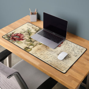 Perkament Liefdesbrief met Bloemen (1) Bureaumat