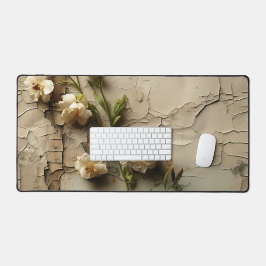  Perkament Liefdesbrief met Bloemen (3) Bureaumat (Keyboard & Muis)