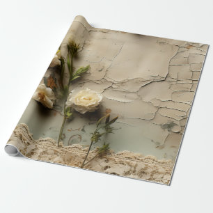 Perkament Liefdesbrief met Bloemen (3) Cadeaupapier