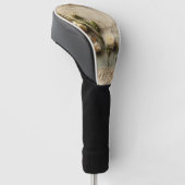 Perkament Liefdesbrief met Bloemen (3) Golfheadcover (Schuin)
