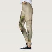  Perkament Liefdesbrief met Bloemen (3) Leggings (Links)