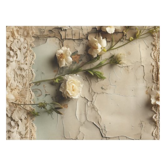  Perkament Liefdesbrief met Bloemen (3) Tafelkleed (Voorkant (Horizontaal))